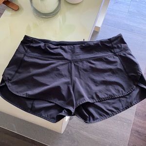 Lululemon black shorts size 6